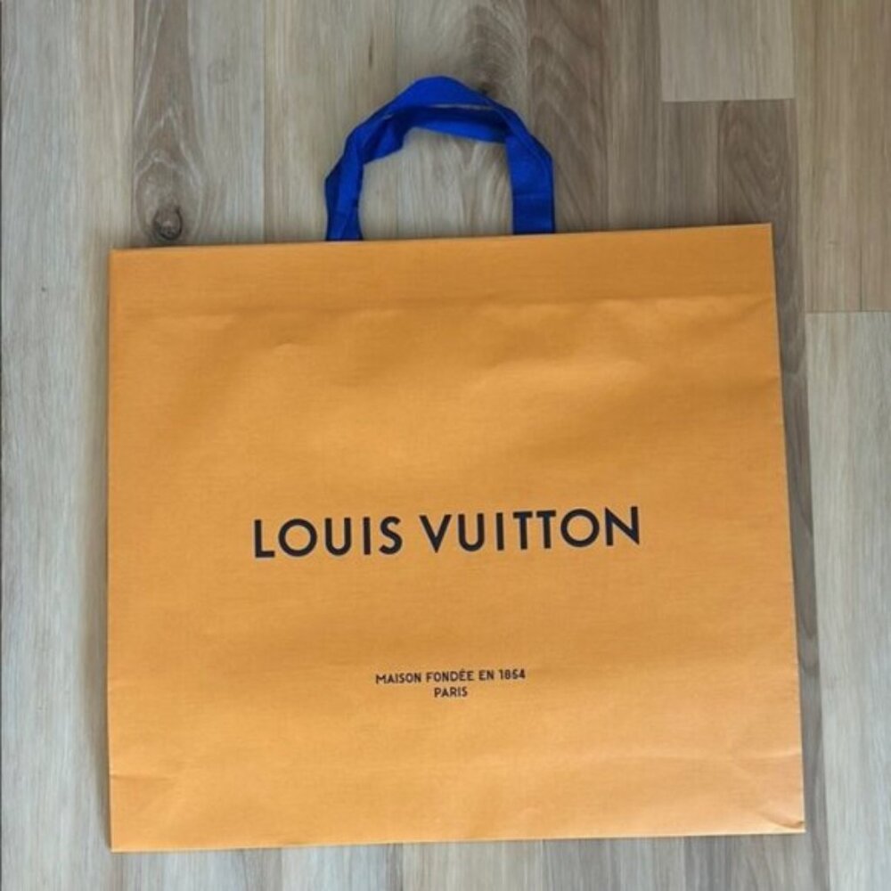 Louis Vuitton Orange Shopping Bag